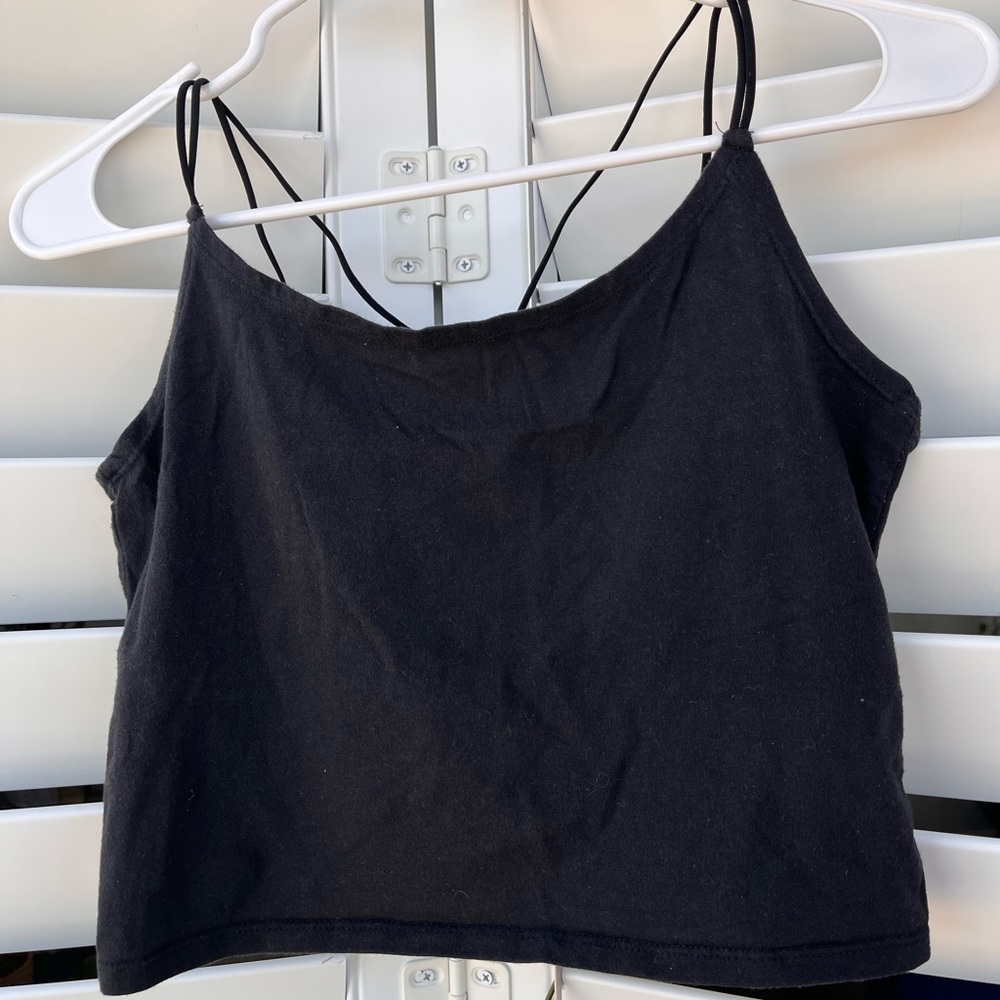 strappy Abercrombie cropped tank